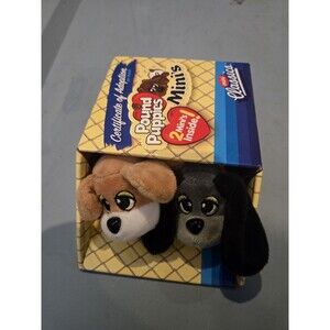 Pound Puppies Mini Classics 2-Pack Plush Puppies with Adoption Certificate NEW